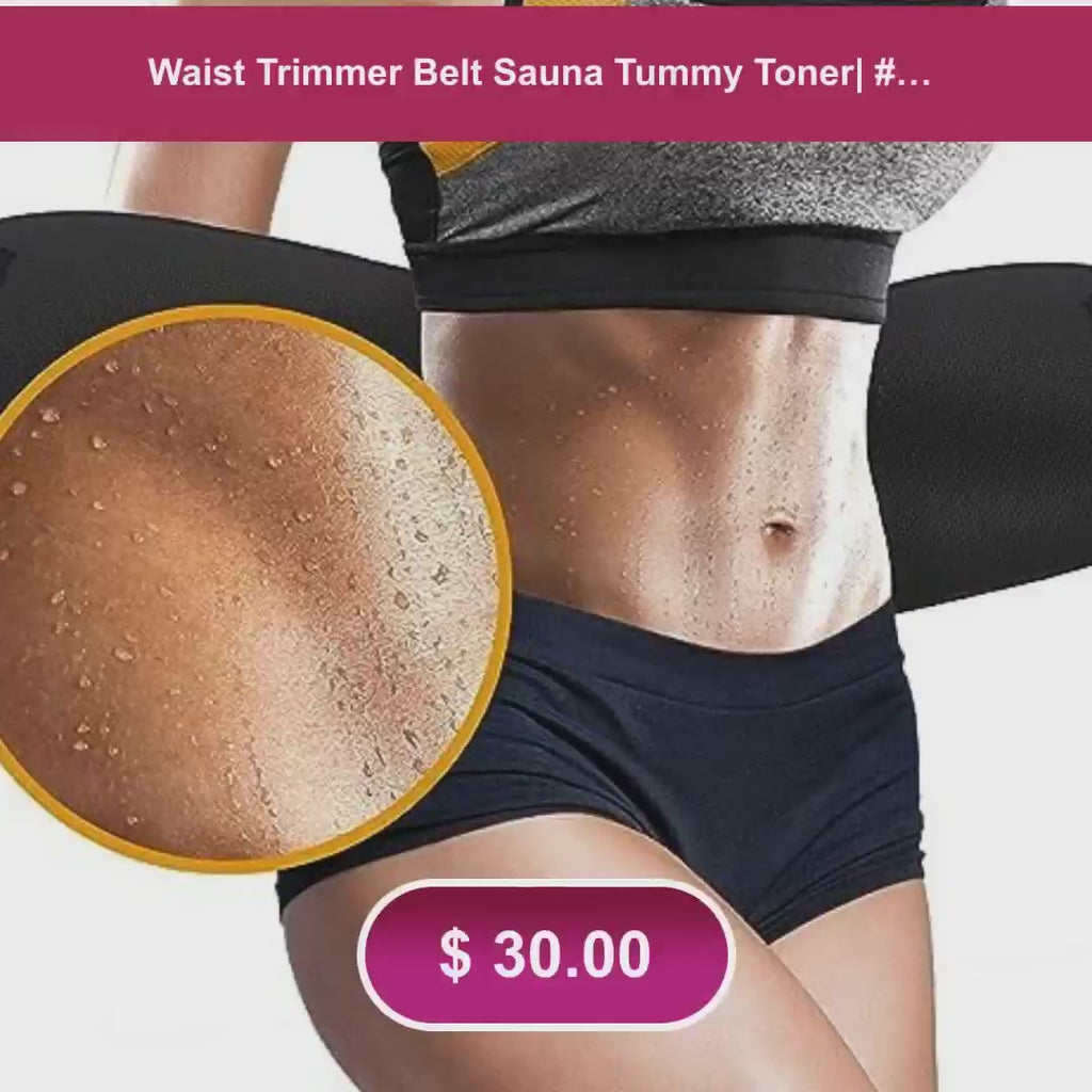 Waist Trimmer Belt Sauna Tummy Toner| #Amazon #Shorts by@Outfy