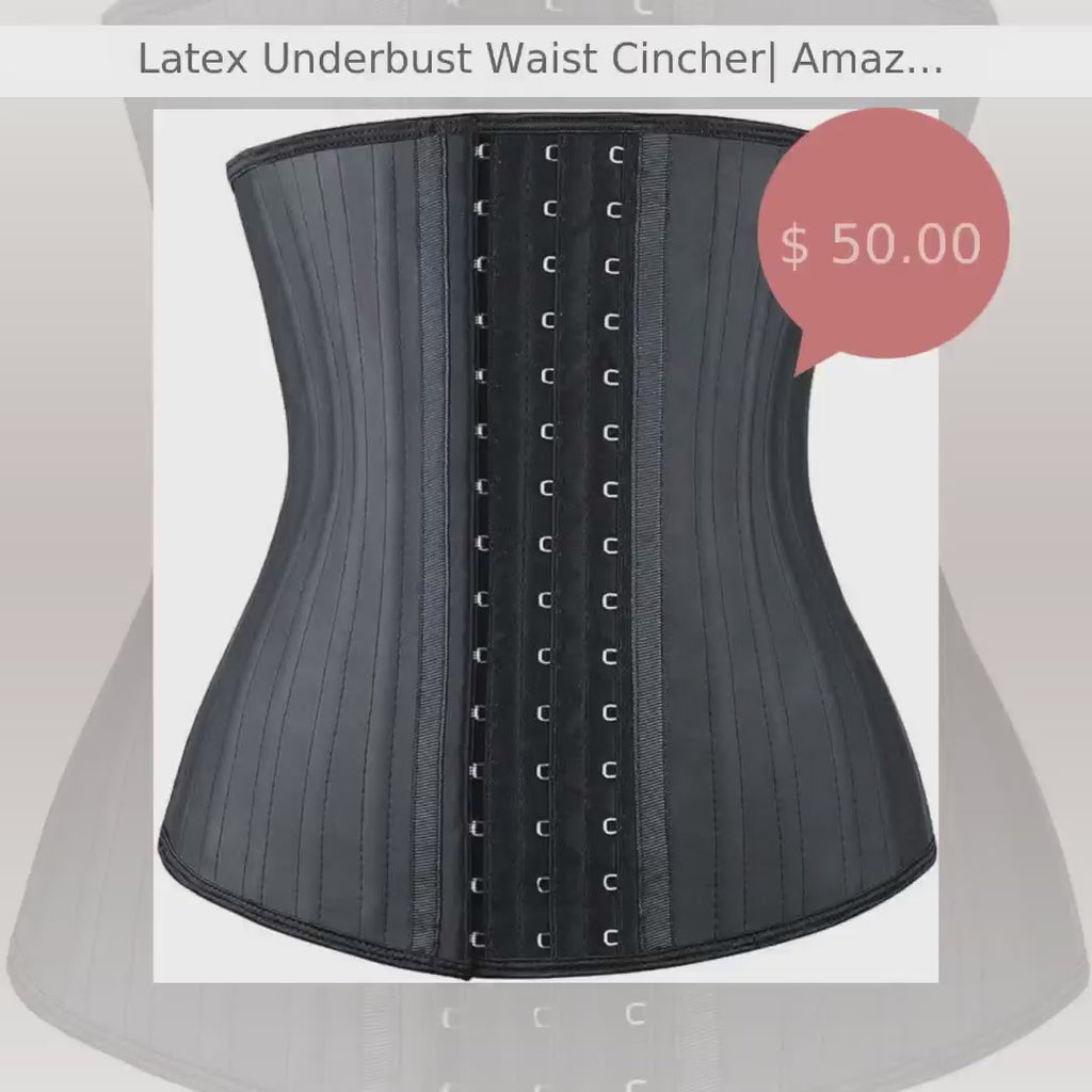 Latex Underbust Waist Cincher| Amazon #Shorts by@Outfy