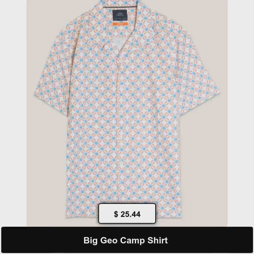 Big Geo Camp Shirt by@Outfy