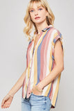 Buying Guide: Stylish and Healthy Dresses 2023 | Fashionably Fit | A Woven Shirt In Multicolor Striped With Collared Neckline