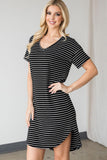 Adorable Striped Mini Dress #Dresswomen #Shorts #Youtubeshorts