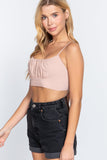 Buying Guide: Stylish and Healthy Dresses 2023 | Fashionably Fit | Back Ribbon Tie Cami Crop Top