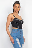 Buying Guide: Stylish and Healthy Dresses 2023 | Fashionably Fit | Bustier Sleeveless Ribbed Top