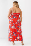 "Good morning! Start your day with positivity and Buy Plus Red Rose Midi Dress
