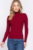 Buying Guide: Stylish and Healthy Dresses 2023 | Fashionably Fit | Long Slv Mock Neck Rib Sweater
