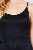 Cami Straps Round Neck Bottom Scallop Detail Bodycon Lace Dress Naughty Smile Fashion