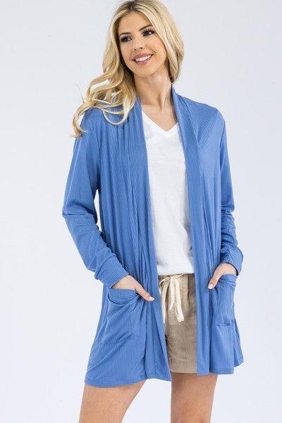 Casual Cardigan With Pockets--women dress-Naughty Smile Fashion-Organic Corset Co-USA