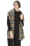 Colored Plaid Checkered Scarf Naughty Smile Fashion