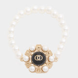 Double Circle Pearl Bead Bracelet