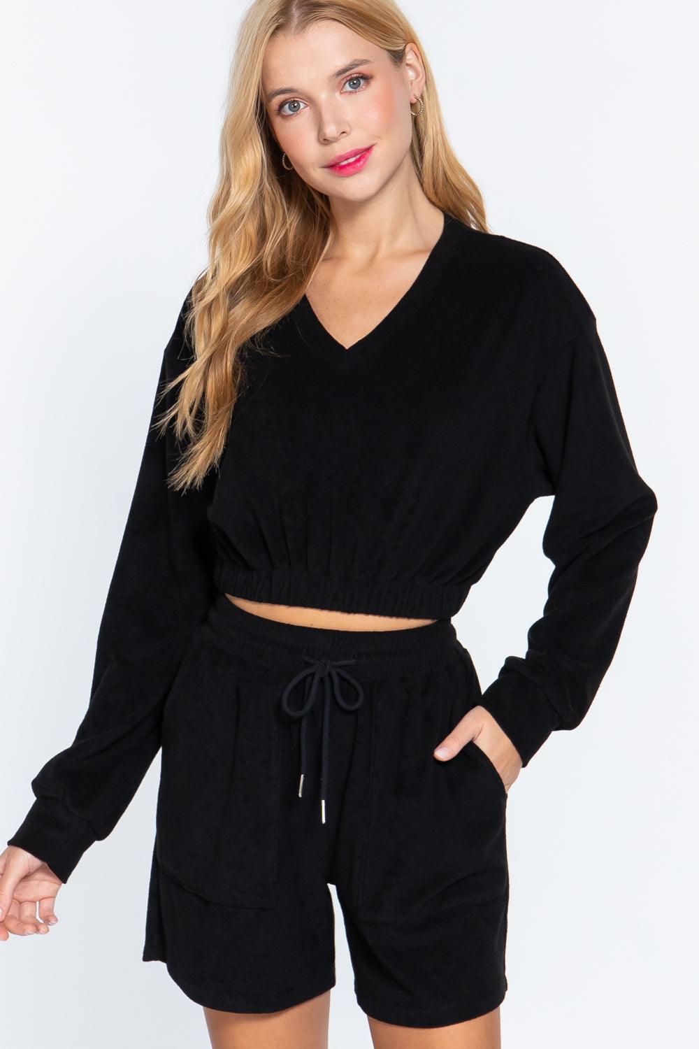 Buying Guide: Stylish and Healthy Dresses 2023 | Fashionably Fit | Elasticized Hem Terry Towelling Top