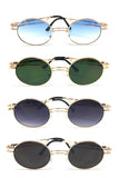 Fashion Stylish Rounded Metal Sunglasses