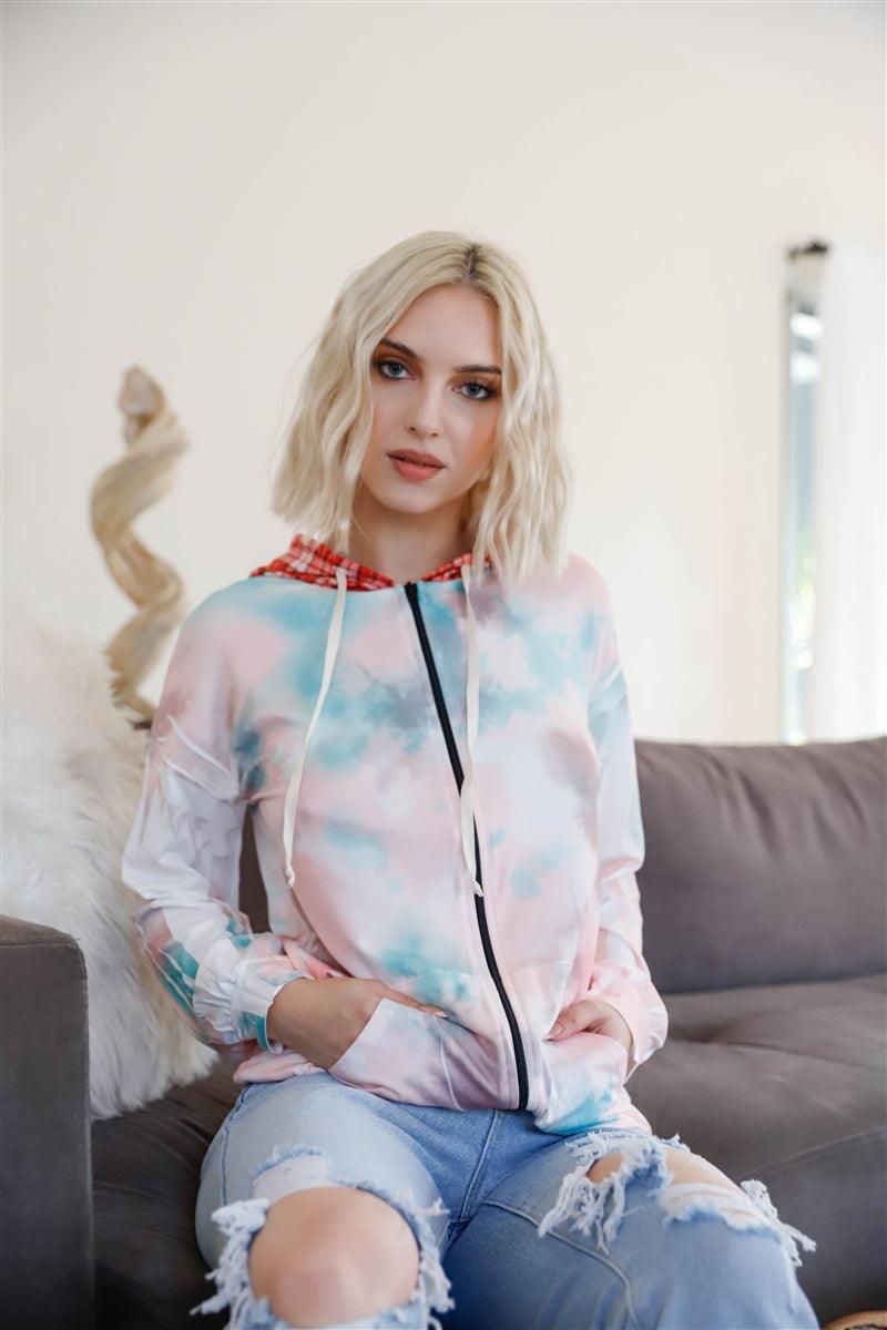 Buying Guide: Stylish and Healthy Dresses 2023 | Fashionably Fit | Feather & Tie-dye Print Contrast Plaid Hood Sweater #Dresswomen #Shorts #Youtubeshorts
