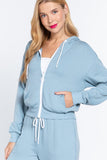 Fleece French Terry Jacket--women dress-Naughty Smile Fashion-Organic Corset Co-USA
