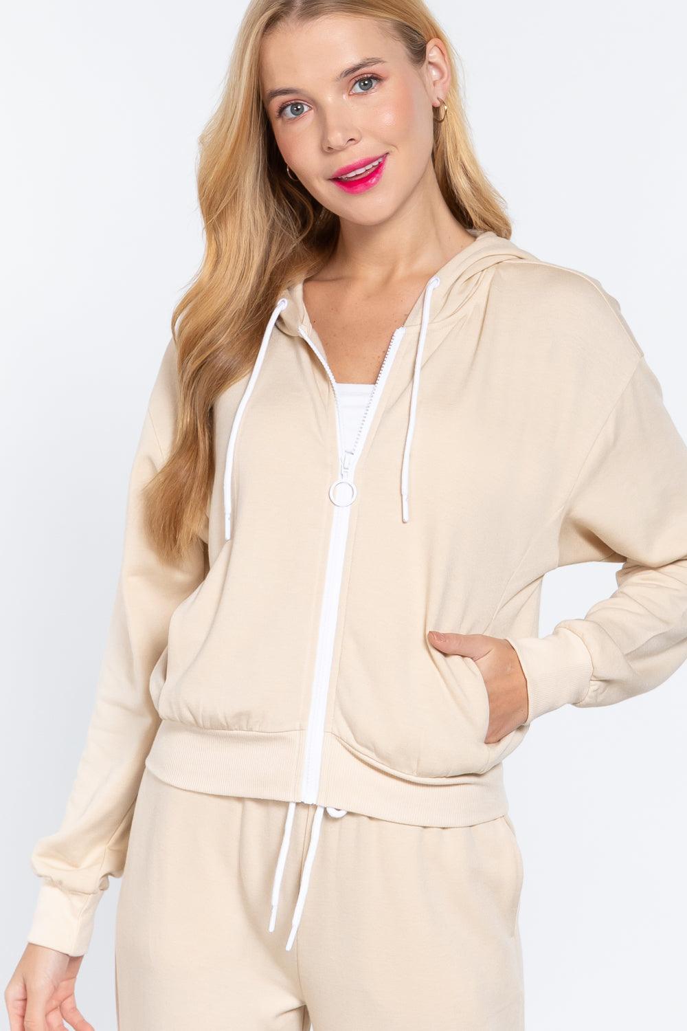 Buying Guide: Stylish and Healthy Dresses 2023 | Fashionably Fit | Fleece French Terry Jacket