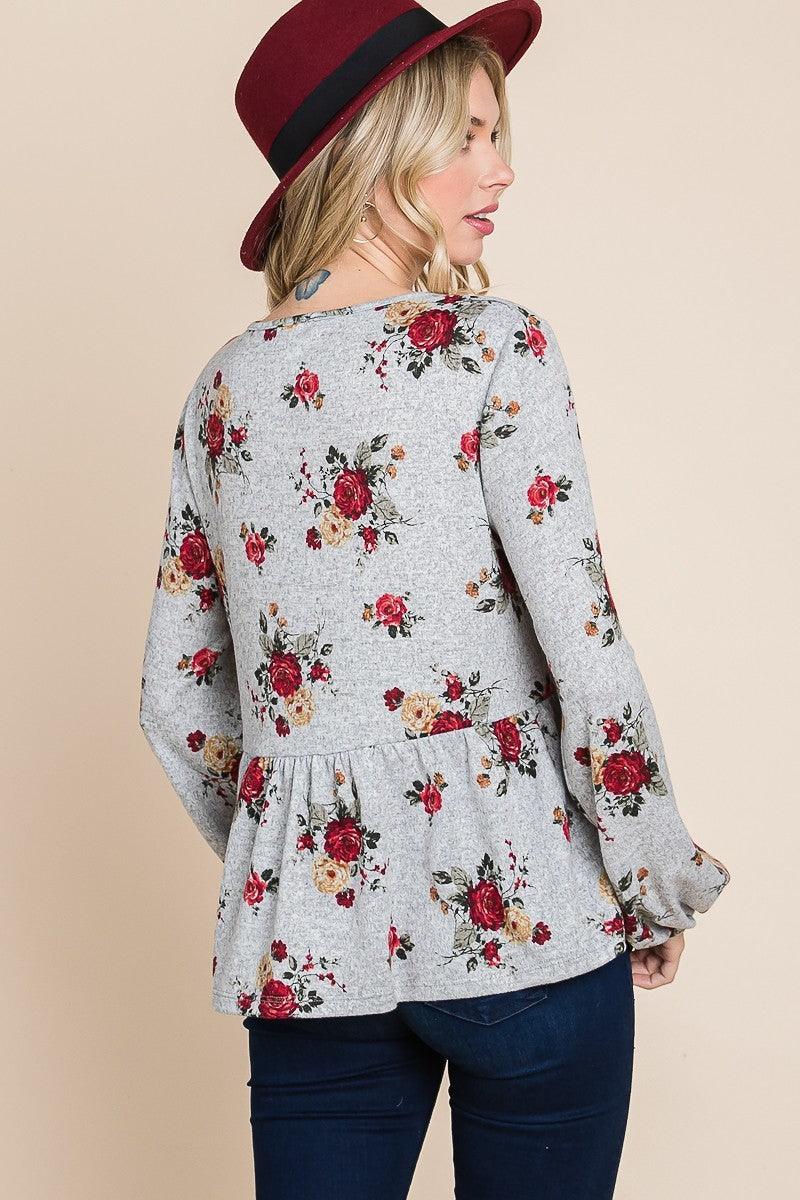 Buying Guide: Stylish and Healthy Dresses 2023 | Fashionably Fit | Floral Hacci Printed Babydoll Top With Elastic Cuff Sleeves #Dresswomen #Shorts #Youtubeshorts