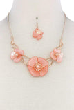 Floral Necklace Naughty Smile Fashion