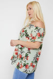 Floral Print Off The Shoulder Top #Dresswomen #Shorts #Youtubeshorts