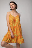 Floral Printed Wool Peach Cami Dress #Dresswomen #Shorts #Youtubeshorts Naughty Smile Fashion