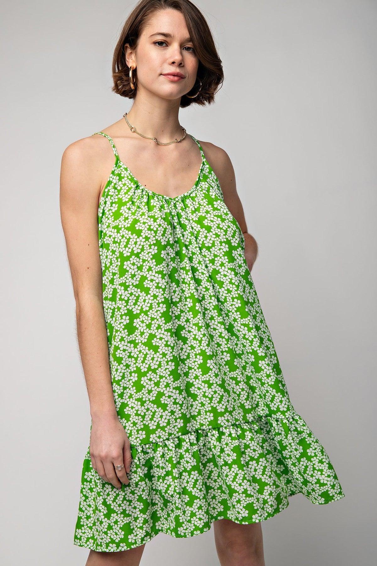 Floral Printed Wool Peach Cami Dress #Dresswomen #Shorts #Youtubeshorts Naughty Smile Fashion