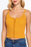 Front Closure With Hooks Sweater Cami Top--women dress-Naughty Smile Fashion-Organic Corset Co-USA