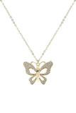 Hollow Butterfly Necklace Naughty Smile Fashion