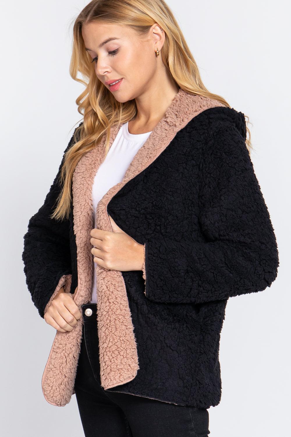 Buying Guide: Stylish and Healthy Dresses 2023 | Fashionably Fit | Hoodie Faux Fur Reversible Jacket