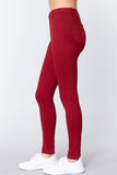 Knit Twill Jeggings Naughty Smile Fashion