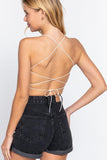 Buying Guide: Stylish and Healthy Dresses 2023 | Fashionably Fit | Lace Up Open Cross Back Crop Cami