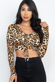 Buying Guide: Stylish and Healthy Dresses 2023 | Fashionably Fit | Leopard Print Strap Ruched Front Crop Top
