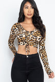 Buying Guide: Stylish and Healthy Dresses 2023 | Fashionably Fit | Leopard Print Strap Ruched Front Crop Top