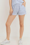 Leopard Printed Terry Short Pants