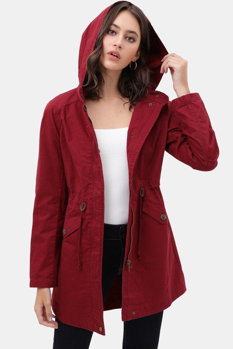 Buying Guide: Stylish and Healthy Dresses 2023 | Fashionably Fit | Long Line Hooded Utility Anorak Jacket Coat