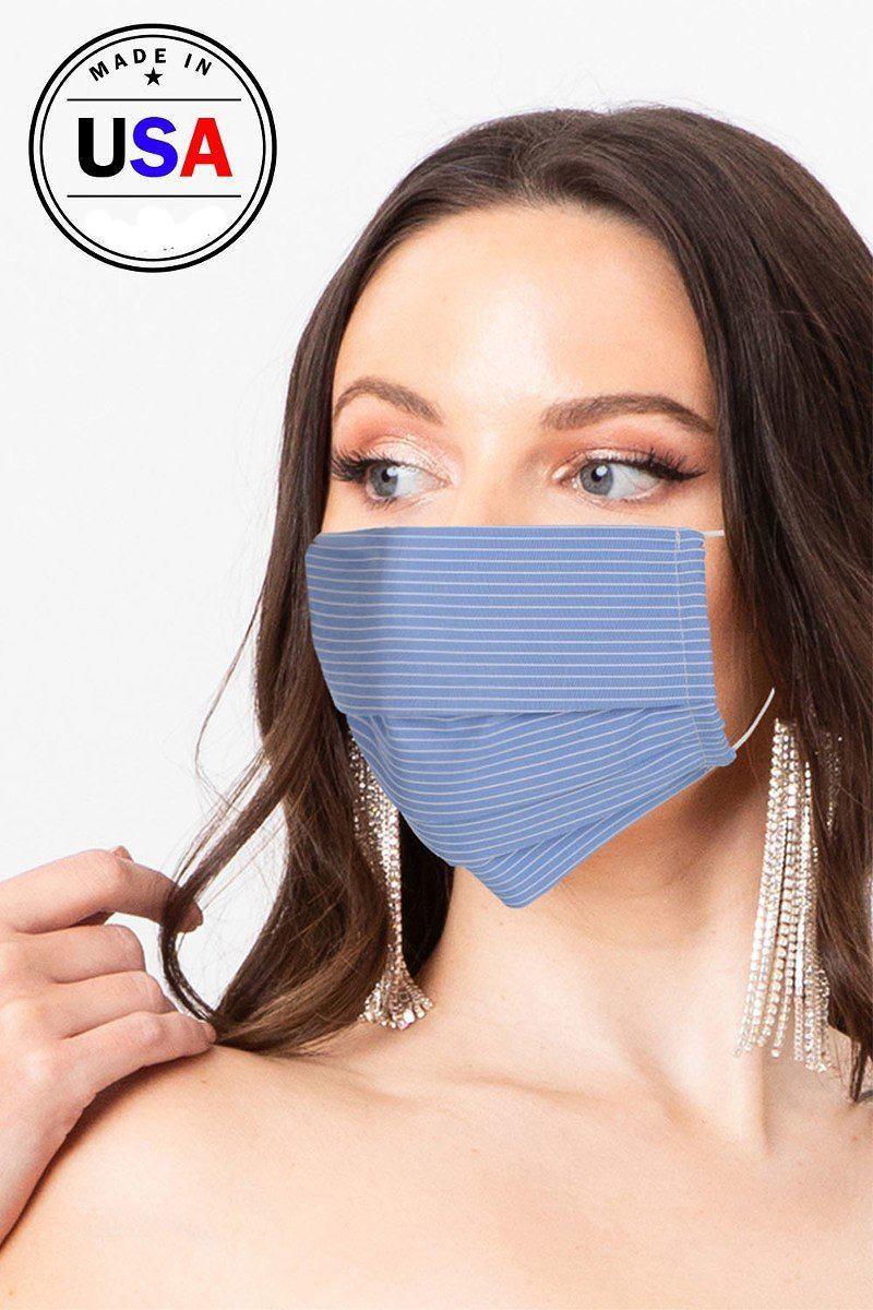 Made In Usa Unisex Fashionable, Reusable Washable, Cool Breathable Fabric Face Mask Naughty Smile Fashion