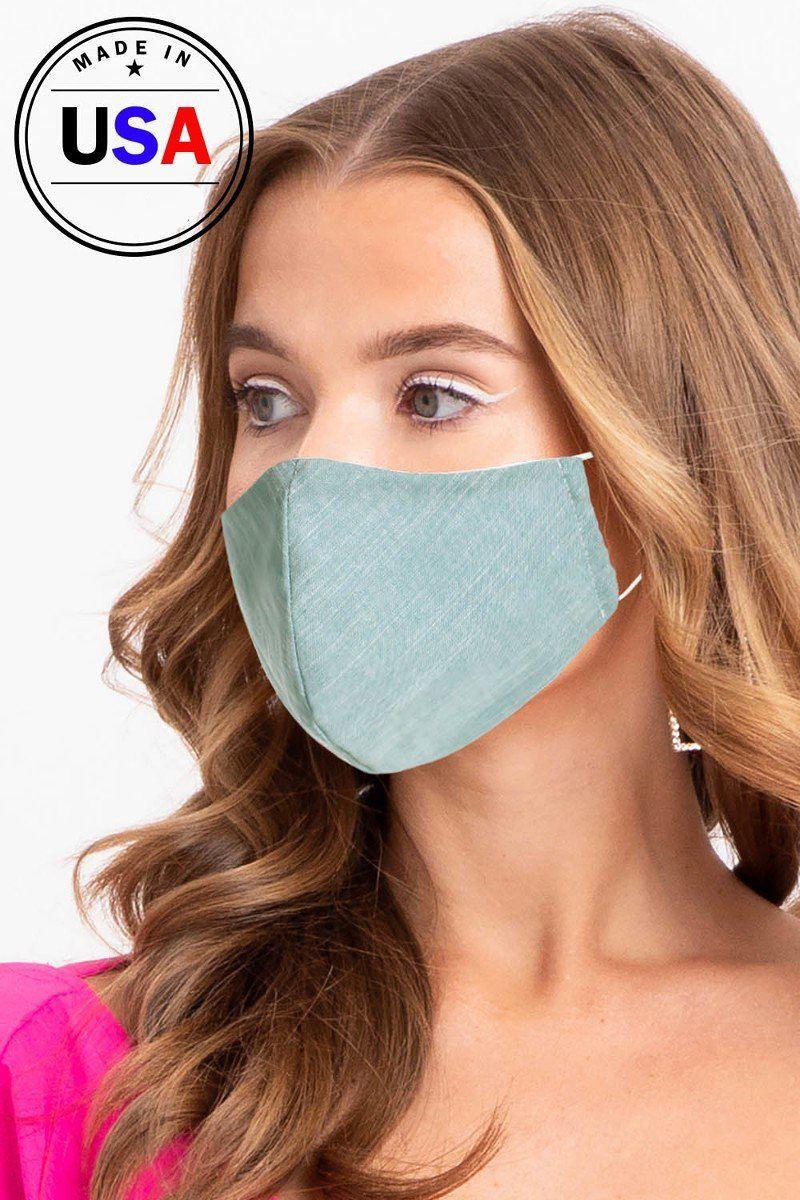 Made In Usa Unisex Fashionable, Reusable Washable, Cool Breathable Fabric Face Mask Naughty Smile Fashion