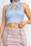 Buying Guide: Stylish and Healthy Dresses 2023 | Fashionably Fit | Mock Keyhole-front Crop Top