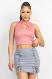 Buying Guide: Stylish and Healthy Dresses 2023 | Fashionably Fit | Mock Keyhole-front Crop Top