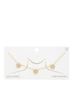 Moroccan Shape Gold Dipped Necklace Naughty Smile Fashion