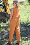 Mustard Cotton Front Button Up Detail Sleeveless Jumpsuit #Shorts #Youtubeshorts #YouTube