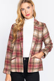 Buying Guide: Stylish and Healthy Dresses 2023 | Fashionably Fit | Notched Collar Plaid Jacket