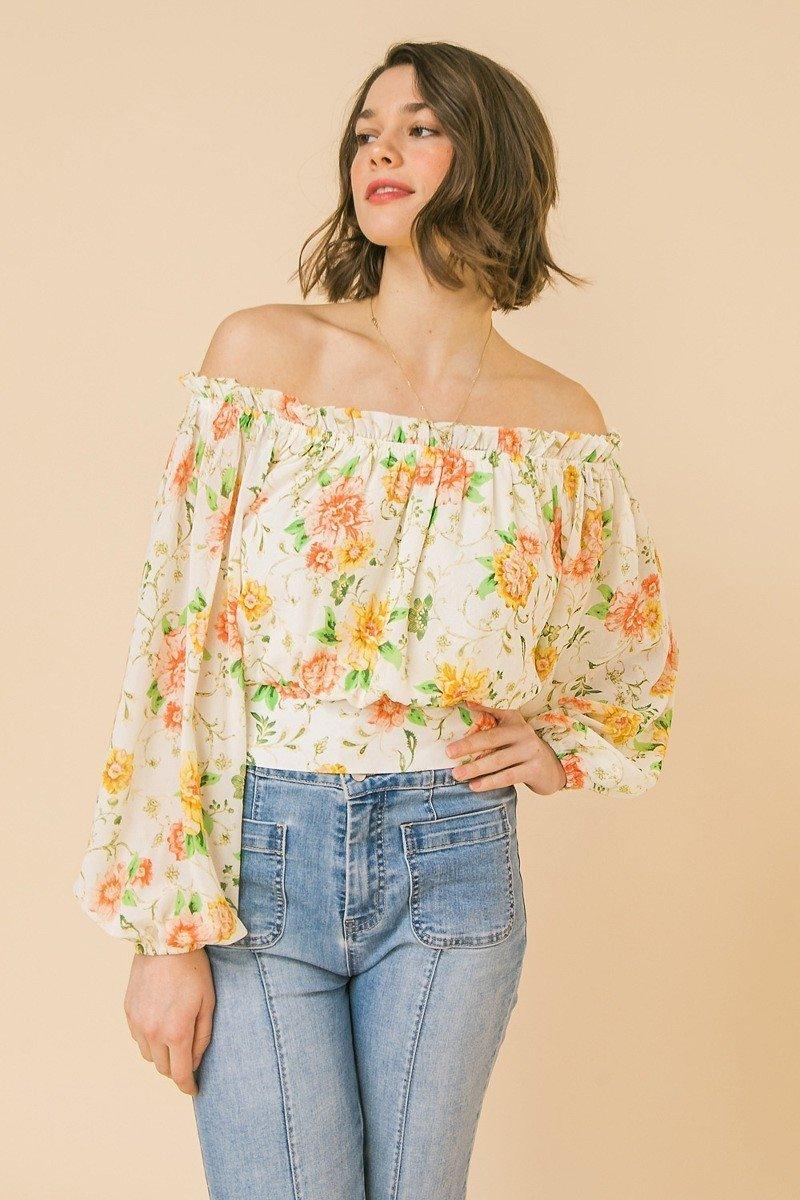 Buying Guide: Stylish and Healthy Dresses 2023 | Fashionably Fit | Off Shoulder Neckline Woven Printed Top