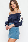 Off-the-shoulder Top Naughty Smile Fashion