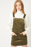 Overall Dress W/ Adjustable Straps, Belt Loops, And Two Front And Back Pockets