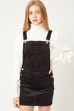 Overall Dress W/ Adjustable Straps, Belt Loops, And Two Front And Back Pockets Naughty Smile Fashion