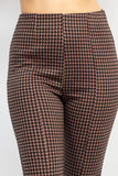 Plaid Bell Bottom Pants Naughty Smile Fashion