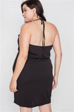 Plus Size Lace Detail Bodycon Mini Dress Naughty Smile Fashion