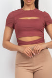 Buying Guide: Stylish and Healthy Dresses 2023 | Fashionably Fit | Self-tie Ribbon Front Cutout Crop Top