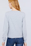 Sequins Embroidered Pullover