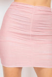 Shirred Cami Top & Mini Skirts Set