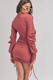Solid Color Mock Neck Mini Bodycon Dress #Dresswomen #Shorts #Youtubeshorts Naughty Smile Fashion
