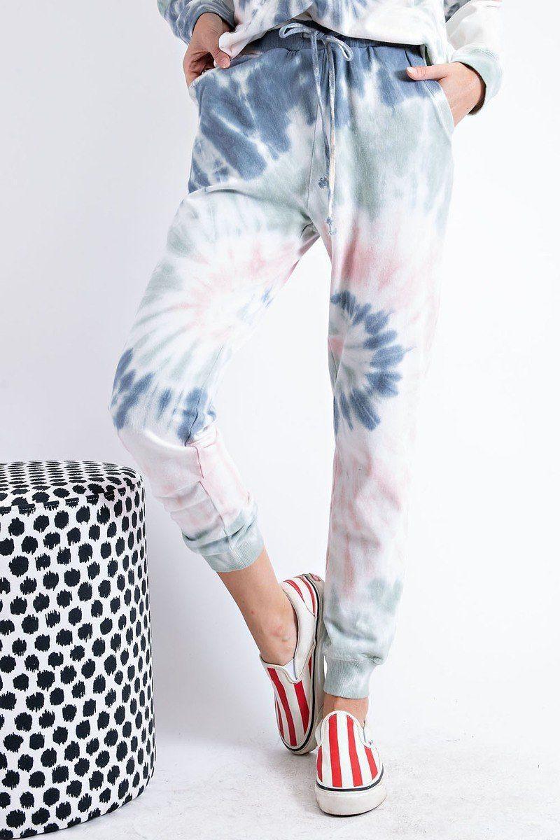Terry Knit Sweat Pants Naughty Smile Fashion